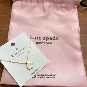 Kate spade necklace and dust bag